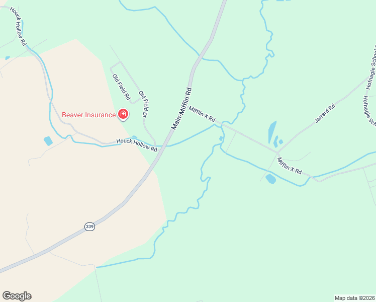 map of restaurants, bars, coffee shops, grocery stores, and more near 648 Main-Mifflin Road in Bloomsburg