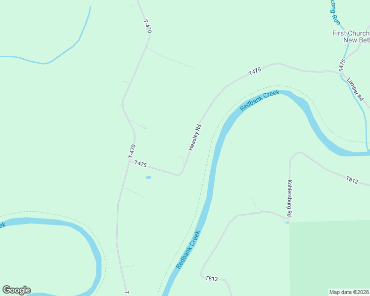 map of restaurants, bars, coffee shops, grocery stores, and more near 295 Heasley Road in New Bethlehem