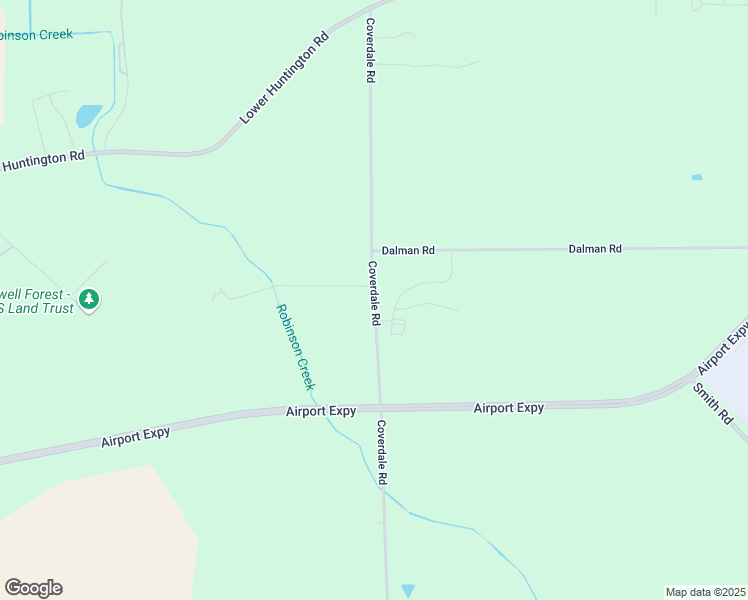 map of restaurants, bars, coffee shops, grocery stores, and more near 9255 Coverdale Road in Fort Wayne