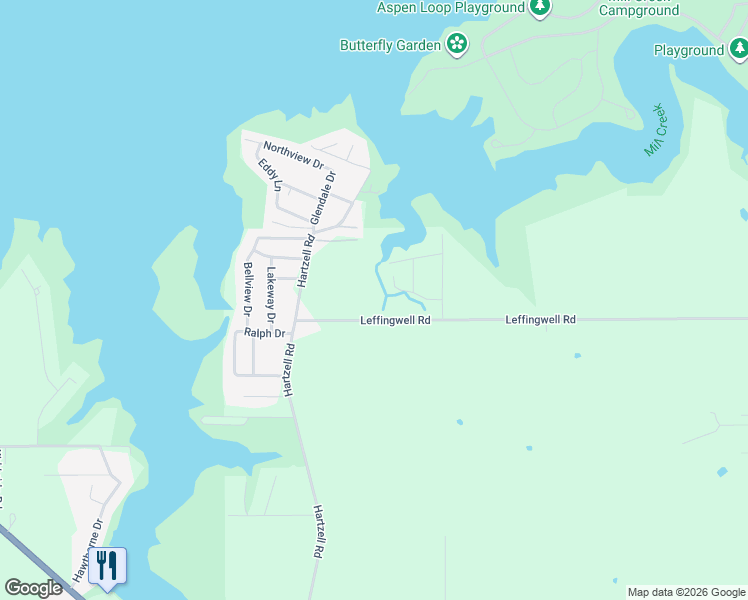map of restaurants, bars, coffee shops, grocery stores, and more near 10711 Youngstown Road in North Benton