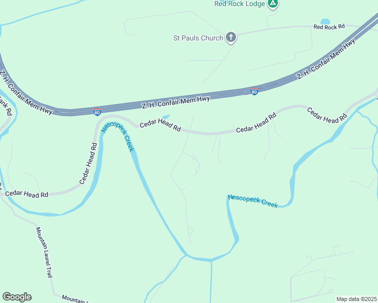map of restaurants, bars, coffee shops, grocery stores, and more near 105 Gross Road in Sugarloaf