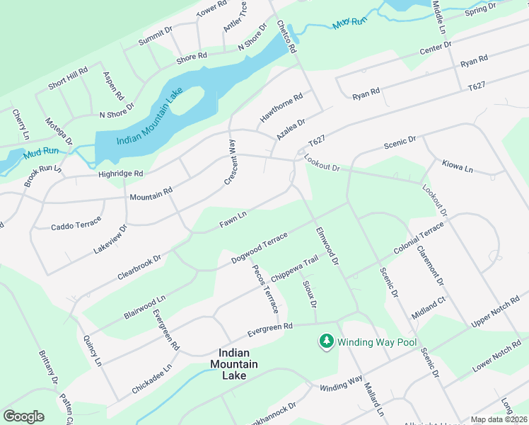 map of restaurants, bars, coffee shops, grocery stores, and more near 1211 Mountain Road in Albrightsville