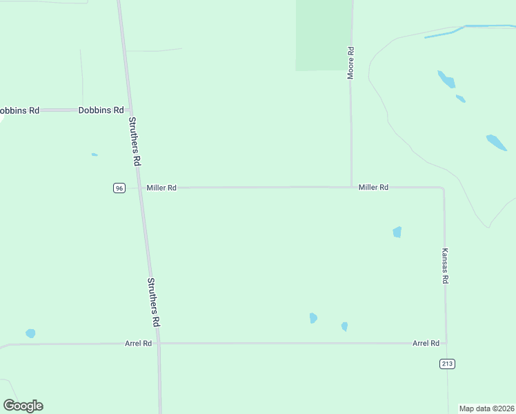 map of restaurants, bars, coffee shops, grocery stores, and more near 5733 Miller Road in Lowellville