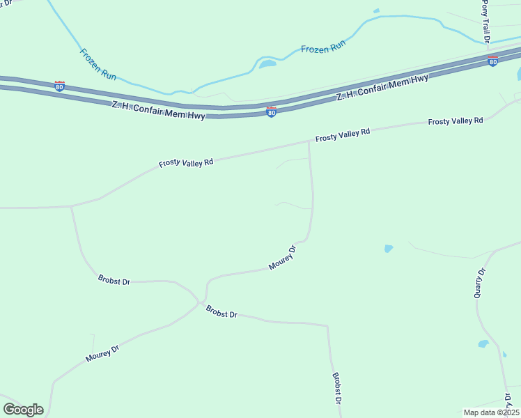 map of restaurants, bars, coffee shops, grocery stores, and more near 22 Mourey Drive in Danville