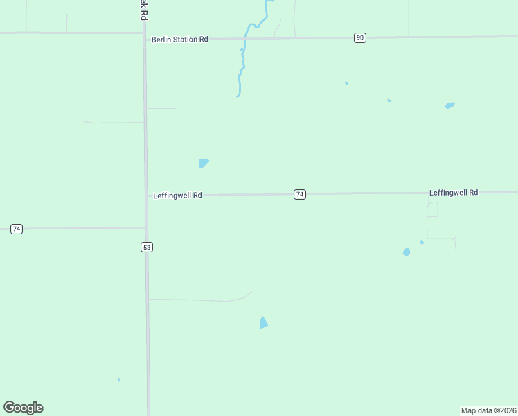 map of restaurants, bars, coffee shops, grocery stores, and more near 13113 Leffingwell Road in Berlin Center