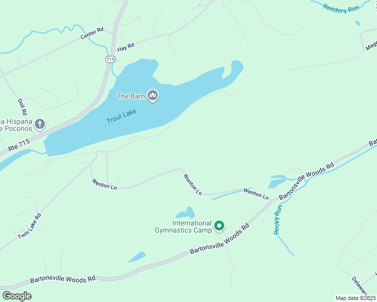 map of restaurants, bars, coffee shops, grocery stores, and more near 198 Wenton Lane in Stroudsburg