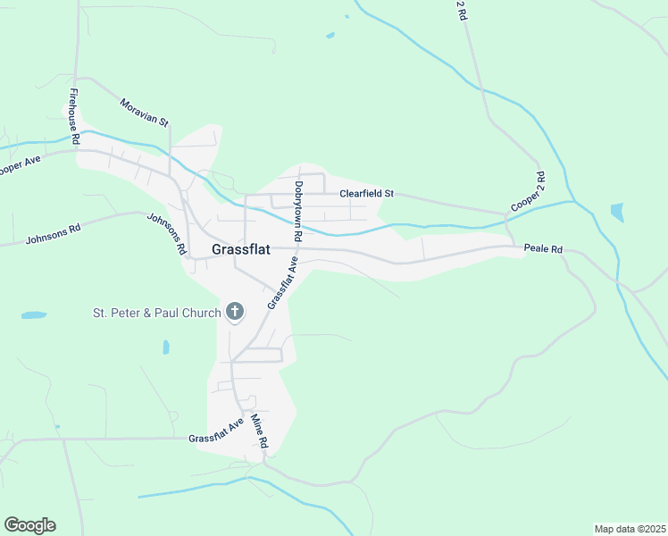 map of restaurants, bars, coffee shops, grocery stores, and more near 1249-1437 Cooper Avenue in Grassflat
