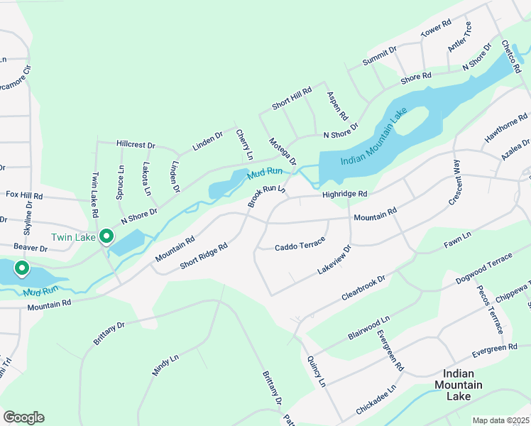 map of restaurants, bars, coffee shops, grocery stores, and more near 65 Highridge Road in Albrightsville