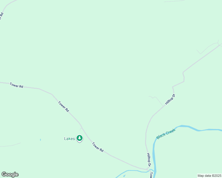 map of restaurants, bars, coffee shops, grocery stores, and more near Tower Road in Bloomsburg