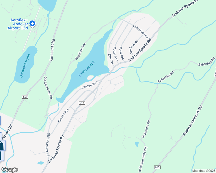 map of restaurants, bars, coffee shops, grocery stores, and more near 110 Cedar Drive in Newton