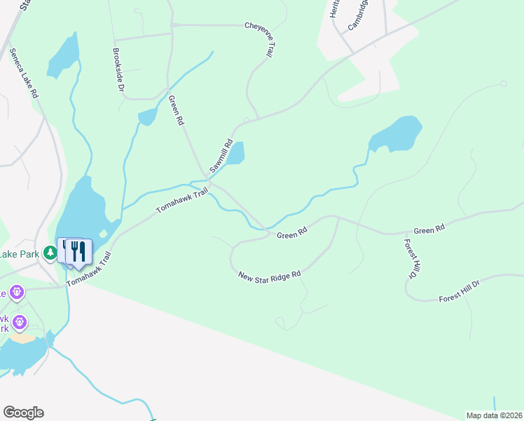 map of restaurants, bars, coffee shops, grocery stores, and more near 229 Green Road in Sparta