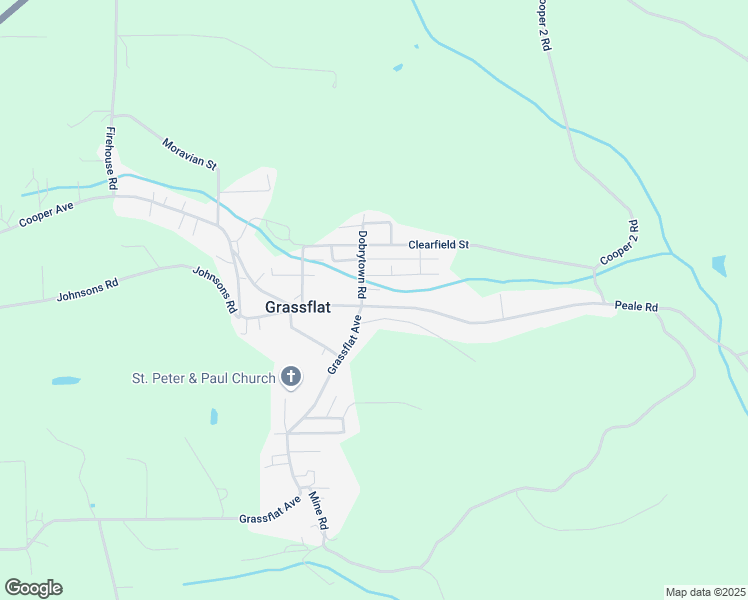 map of restaurants, bars, coffee shops, grocery stores, and more near 1249 Cooper Avenue in Grassflat