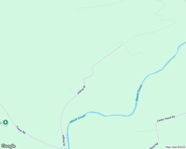 map of restaurants, bars, coffee shops, grocery stores, and more near Hilltop Drive in Luzerne County