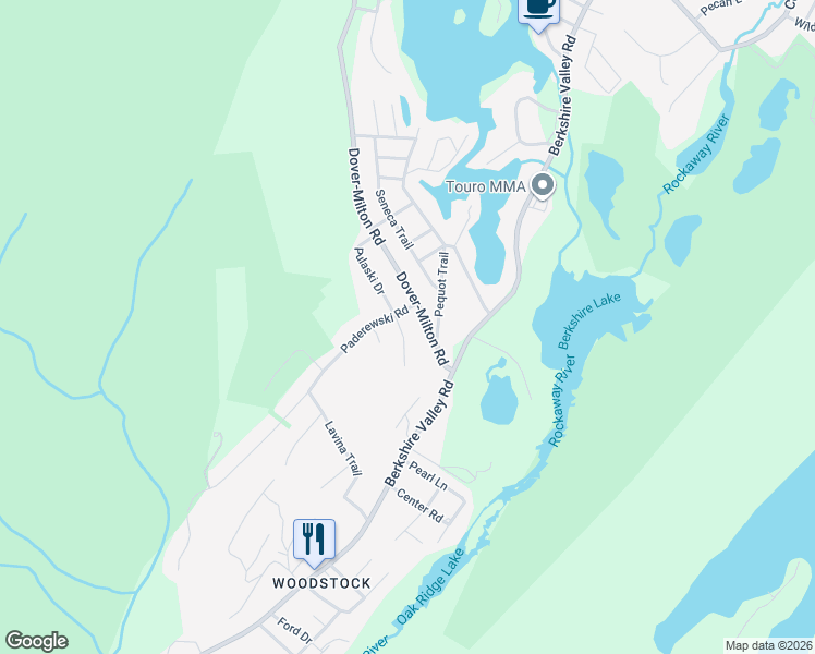 map of restaurants, bars, coffee shops, grocery stores, and more near 28 Pulaski Drive in Jefferson
