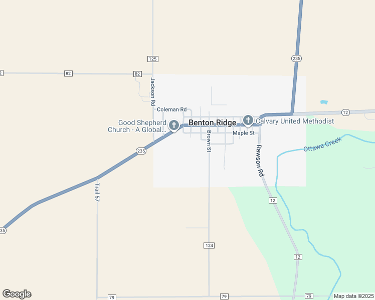 map of restaurants, bars, coffee shops, grocery stores, and more near in Benton Ridge