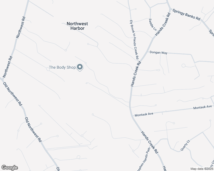 map of restaurants, bars, coffee shops, grocery stores, and more near 22 Cordwood Lane in East Hampton