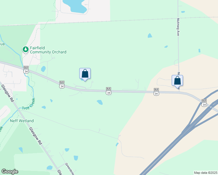 map of restaurants, bars, coffee shops, grocery stores, and more near in Maharishi Vedic City