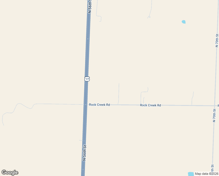 map of restaurants, bars, coffee shops, grocery stores, and more near 6000 Rock Creek Road in Ceresco