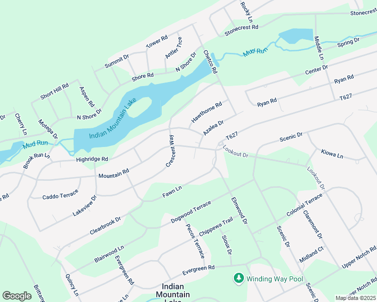 map of restaurants, bars, coffee shops, grocery stores, and more near 488 Mountain Road in Albrightsville