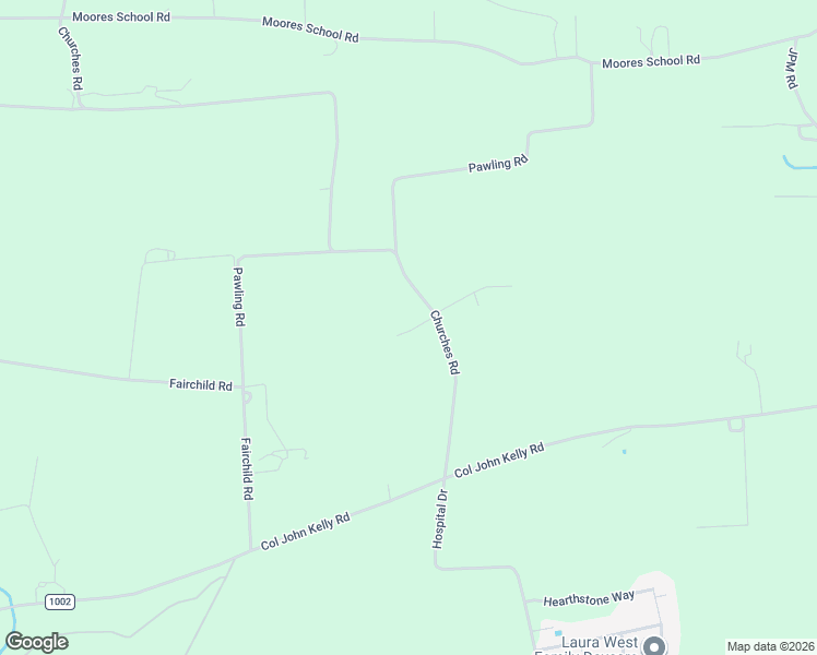 map of restaurants, bars, coffee shops, grocery stores, and more near 341 Churches Road in Lewisburg