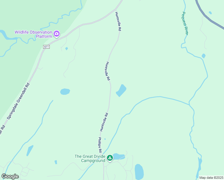 map of restaurants, bars, coffee shops, grocery stores, and more near 61 Huntsville Road in Newton