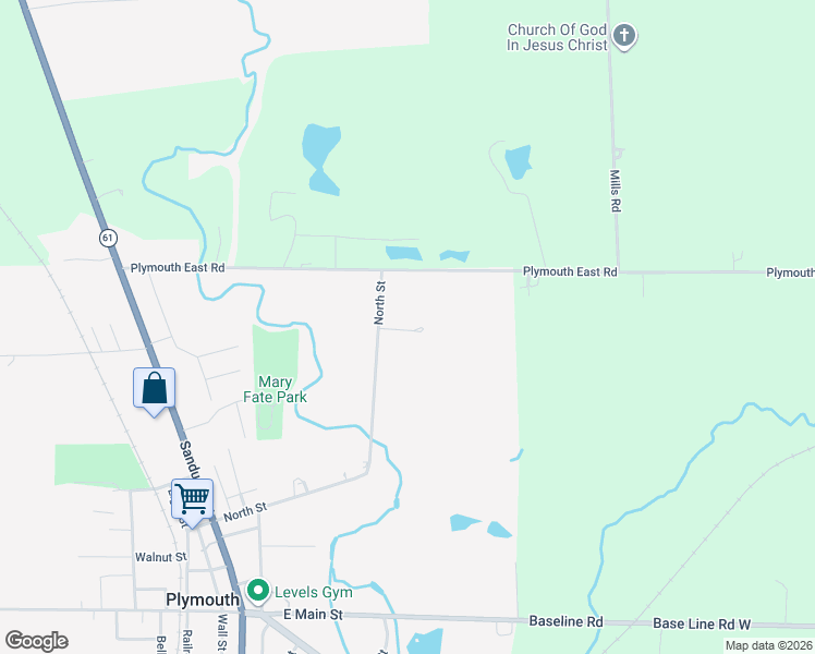 map of restaurants, bars, coffee shops, grocery stores, and more near 232 North Street in Plymouth