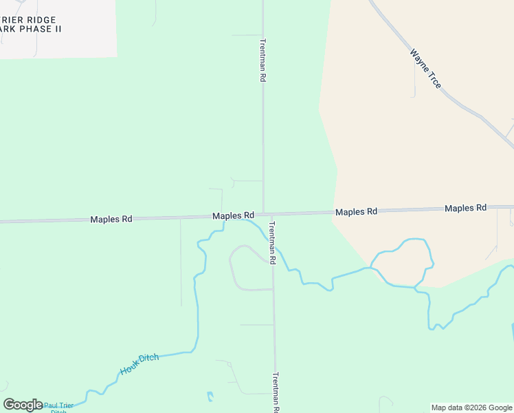 map of restaurants, bars, coffee shops, grocery stores, and more near 8824 Trentman Road in Fort Wayne