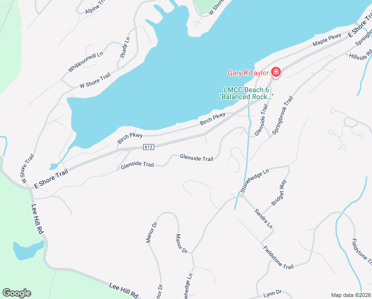 map of restaurants, bars, coffee shops, grocery stores, and more near 110 Glenside Trail in Sparta Township