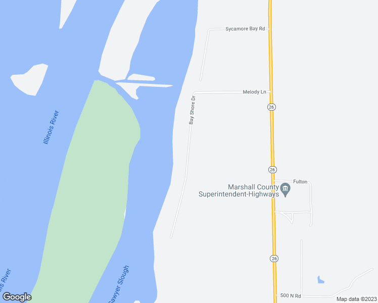 map of restaurants, bars, coffee shops, grocery stores, and more near 36 Bay Shore Drive in Lacon