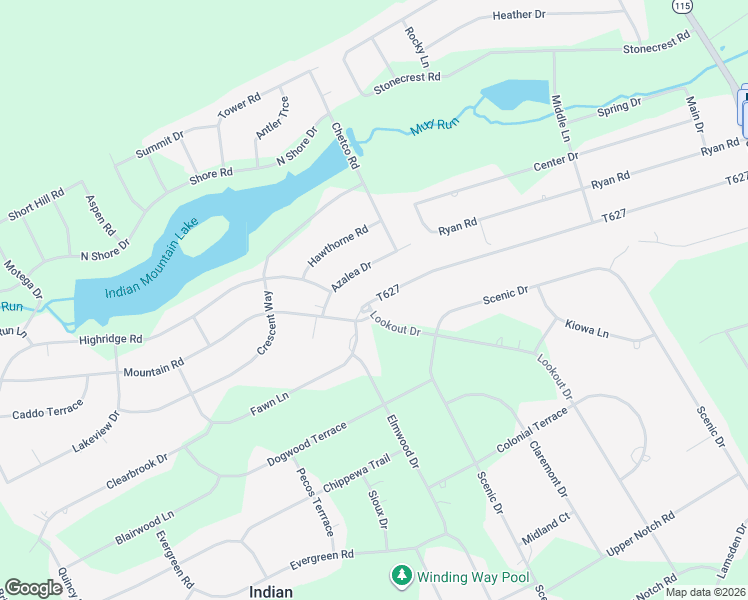 map of restaurants, bars, coffee shops, grocery stores, and more near Township Highway 627 in ALBRIGHTSVLLE