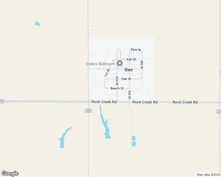 map of restaurants, bars, coffee shops, grocery stores, and more near 110 Beech Street in Bee
