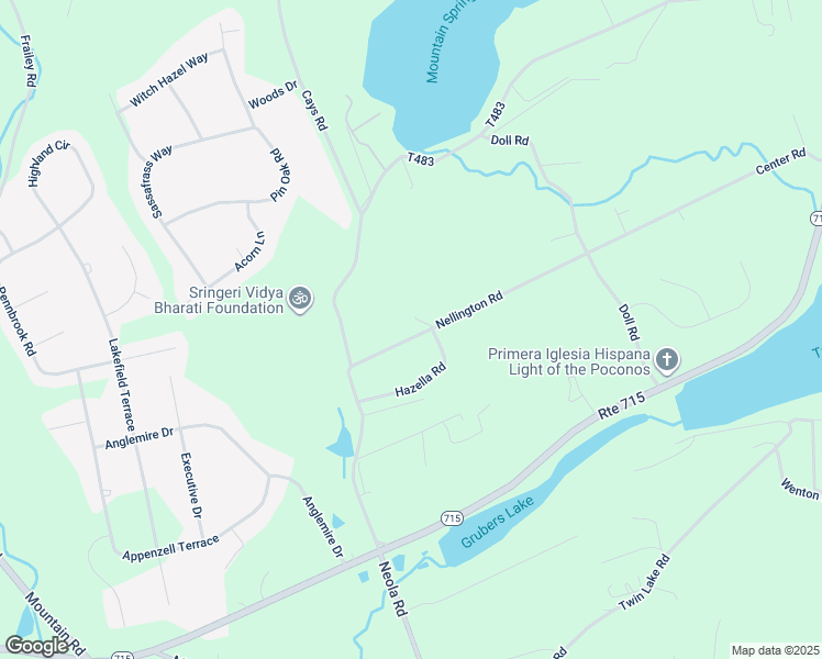 map of restaurants, bars, coffee shops, grocery stores, and more near 141 Center Road in Stroudsburg