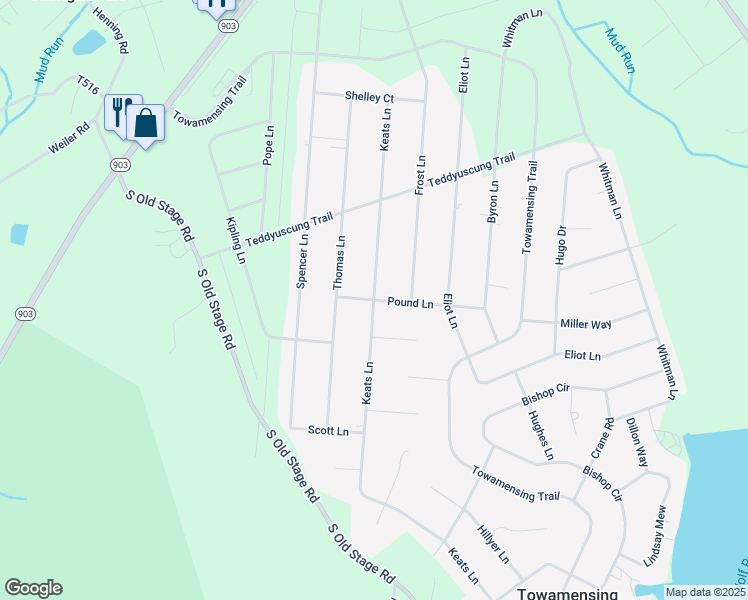 map of restaurants, bars, coffee shops, grocery stores, and more near 693 Pound Ln in Carbon
