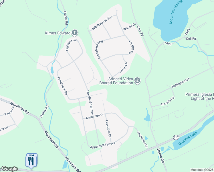 map of restaurants, bars, coffee shops, grocery stores, and more near 219 Acorn Ln in Stroudsburg