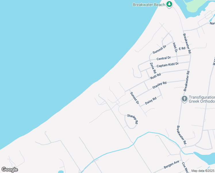 map of restaurants, bars, coffee shops, grocery stores, and more near 3502 Private Road in Mattituck