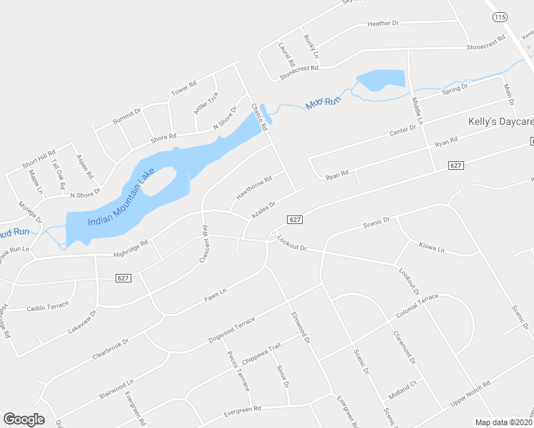 map of restaurants, bars, coffee shops, grocery stores, and more near 128 Azalea Drive in Albrightsville