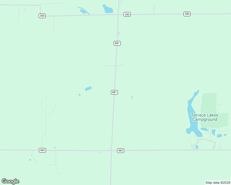 map of restaurants, bars, coffee shops, grocery stores, and more near 406 County Road 681 in Sullivan