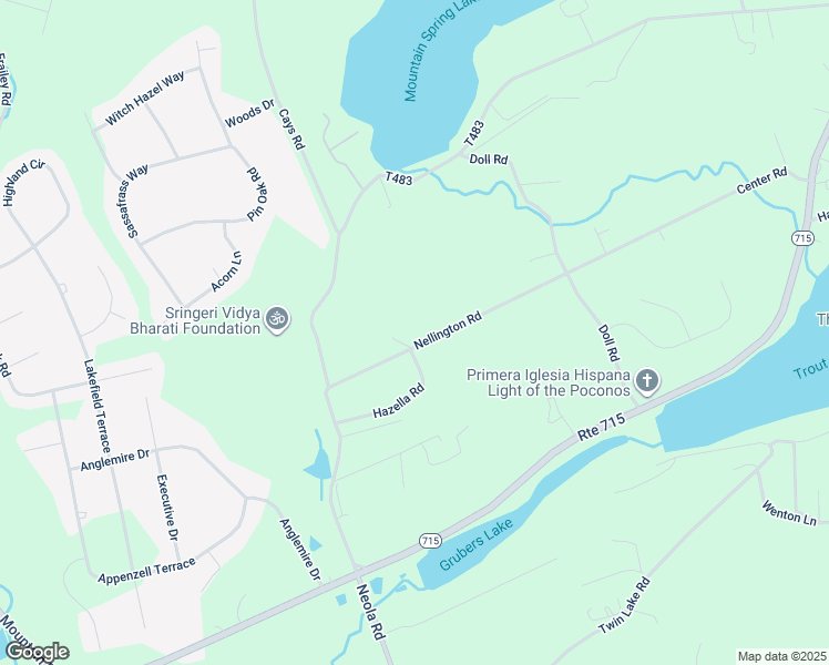 map of restaurants, bars, coffee shops, grocery stores, and more near 149 Center Road in Stroudsburg
