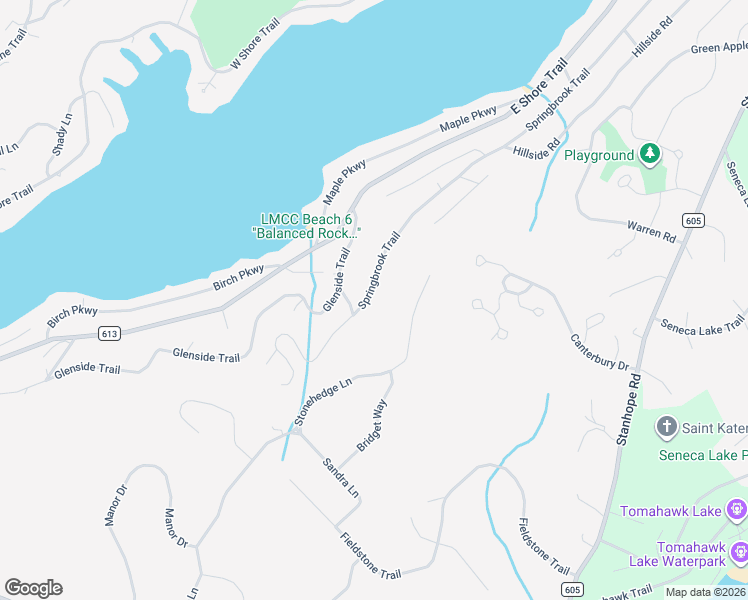 map of restaurants, bars, coffee shops, grocery stores, and more near 363 Springbrook Trail in Sparta Township