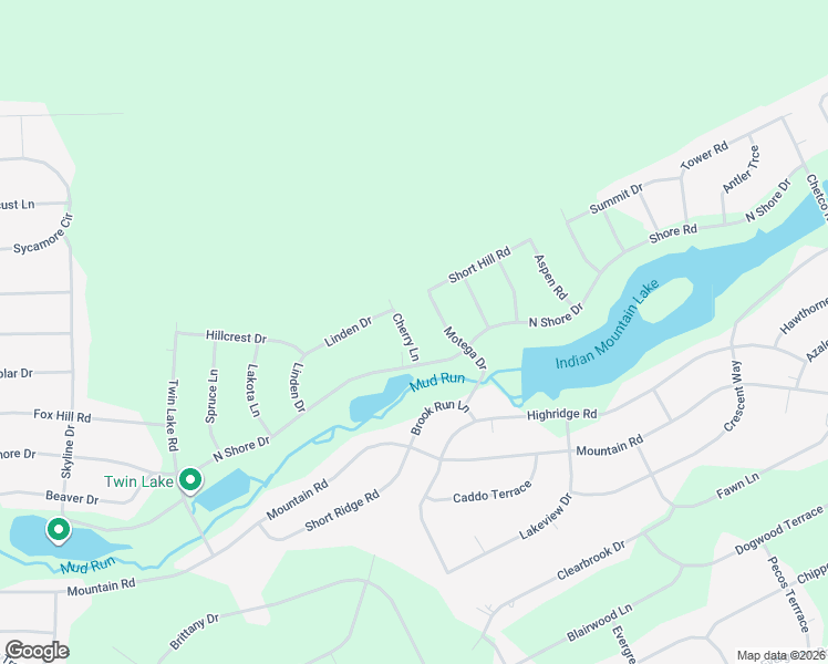 map of restaurants, bars, coffee shops, grocery stores, and more near 1483 Mountain Road in Albrightsville