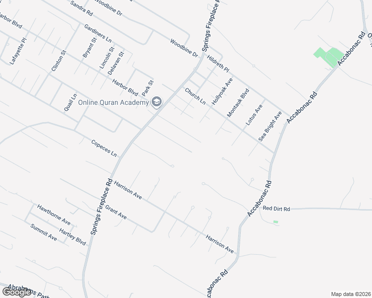 map of restaurants, bars, coffee shops, grocery stores, and more near 22 Beverly Road in East Hampton