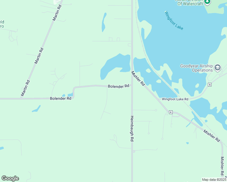 map of restaurants, bars, coffee shops, grocery stores, and more near 458 Bolender Road in Mogadore