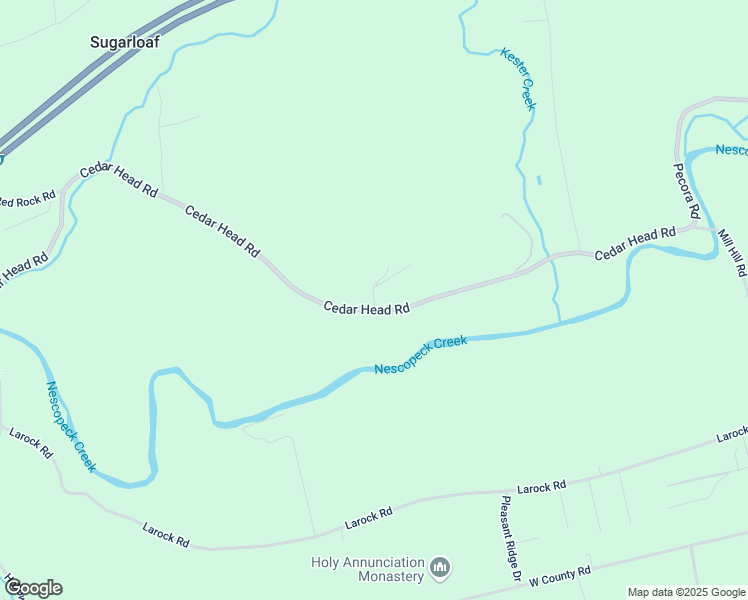 map of restaurants, bars, coffee shops, grocery stores, and more near Farm Road in Luzerne County