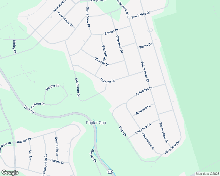 map of restaurants, bars, coffee shops, grocery stores, and more near 2637 Marquette Drive in Blakeslee