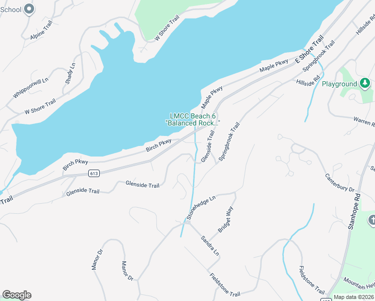 map of restaurants, bars, coffee shops, grocery stores, and more near 56 Glenside Trail in Sparta Township