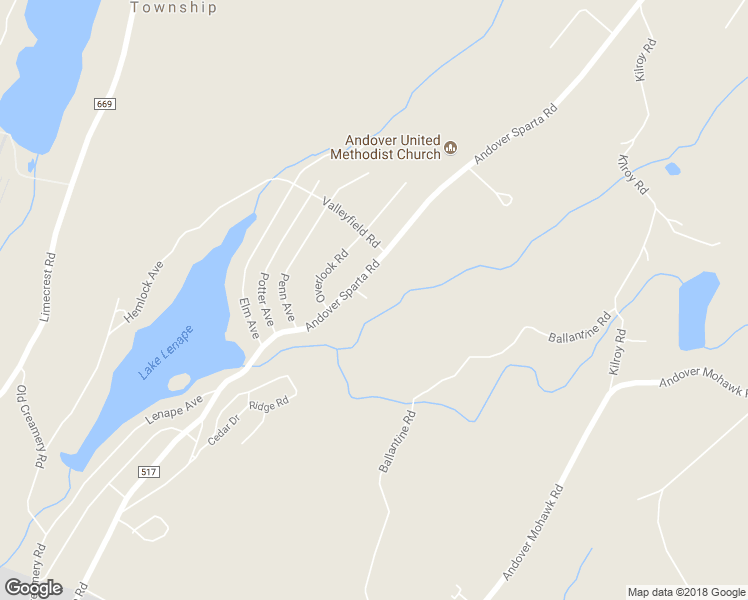 map of restaurants, bars, coffee shops, grocery stores, and more near 184 Andover Sparta Road in Newton