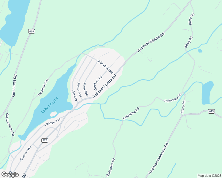 map of restaurants, bars, coffee shops, grocery stores, and more near 184 Andover Sparta Road in Newton