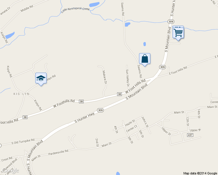 map of restaurants, bars, coffee shops, grocery stores, and more near 17 Makara Drive in Drums