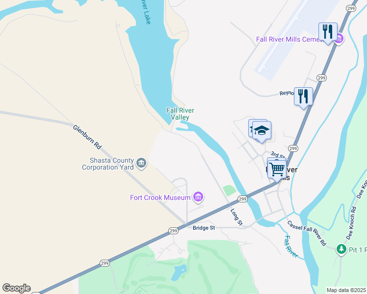 map of restaurants, bars, coffee shops, grocery stores, and more near in FL RIVER MLS