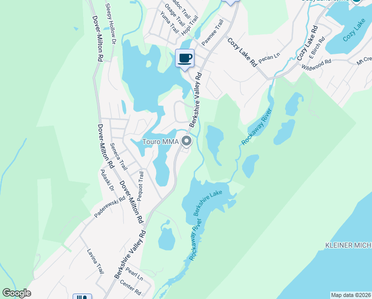 map of restaurants, bars, coffee shops, grocery stores, and more near 5454 Berkshire Valley Road in Jefferson